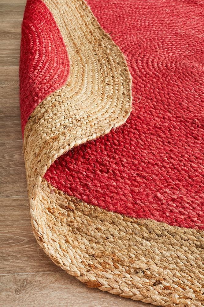 Rug Culture Rugs Atrium Polo Round Cherry
