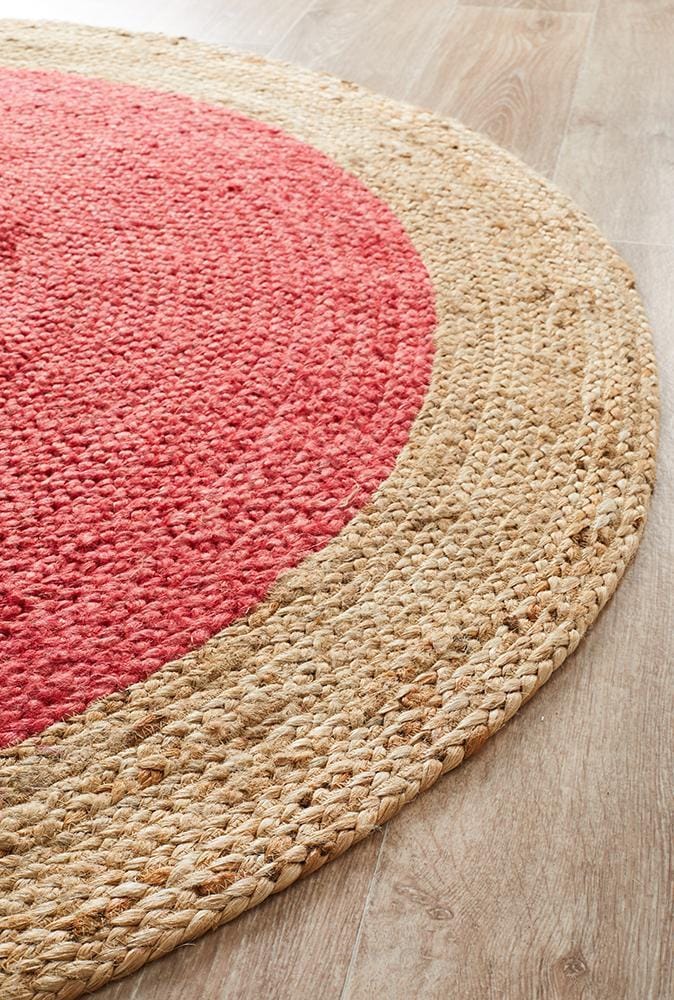 Rug Culture Rugs Atrium Polo Round Cherry