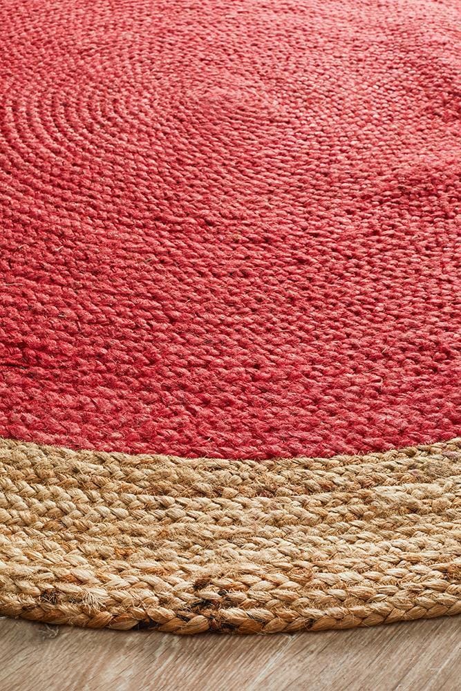 Rug Culture Rugs Atrium Polo Round Cherry