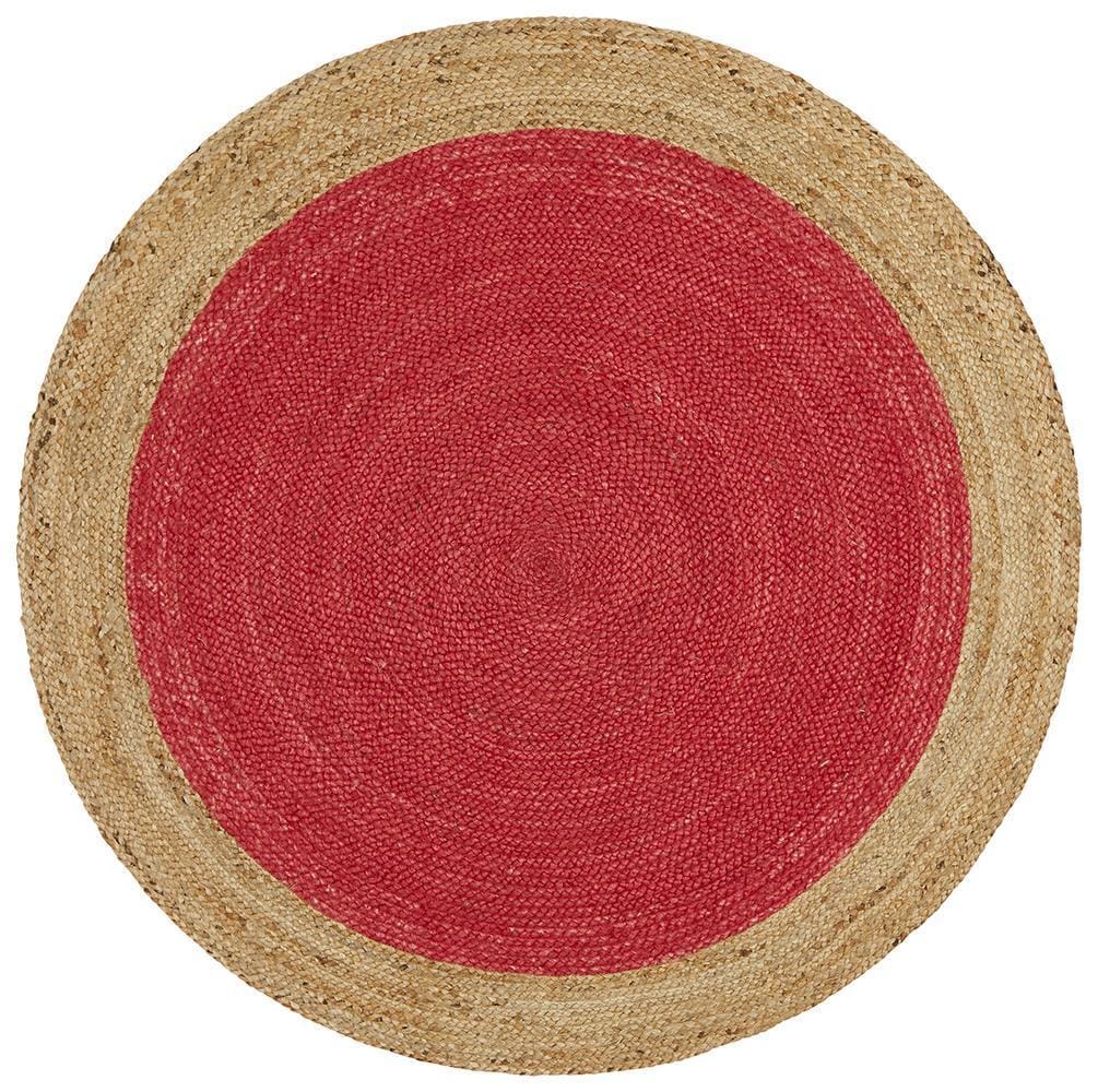 Rug Culture Rugs Atrium Polo Round Cherry