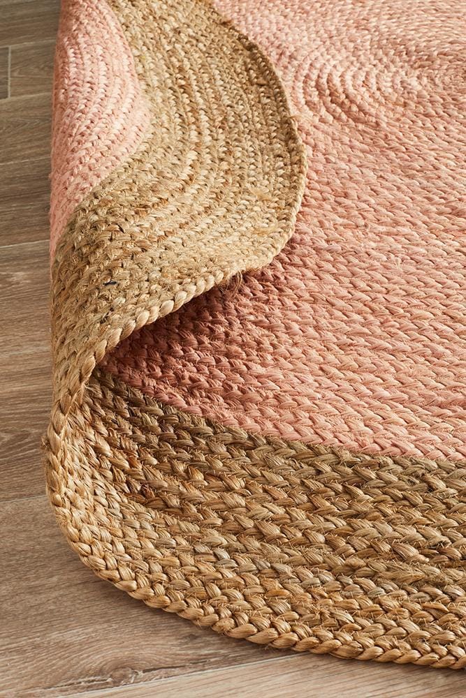 Rug Culture Rugs Atrium Polo Round Pink
