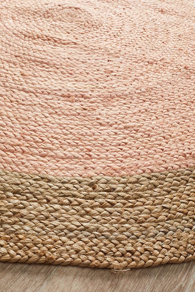 Rug Culture Rugs Atrium Polo Round Pink
