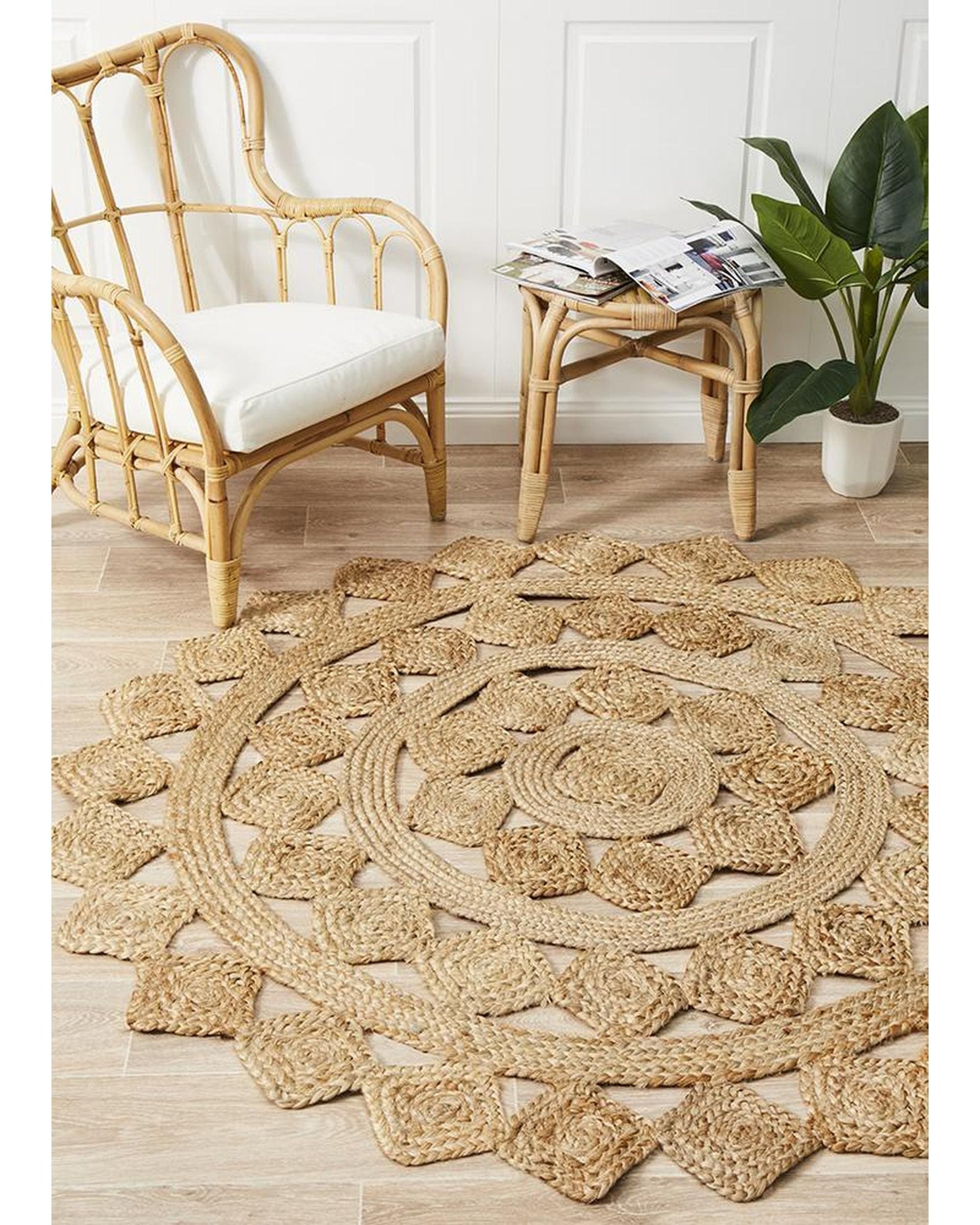Rug Culture Rugs Atrium Tessellate Natural Rug