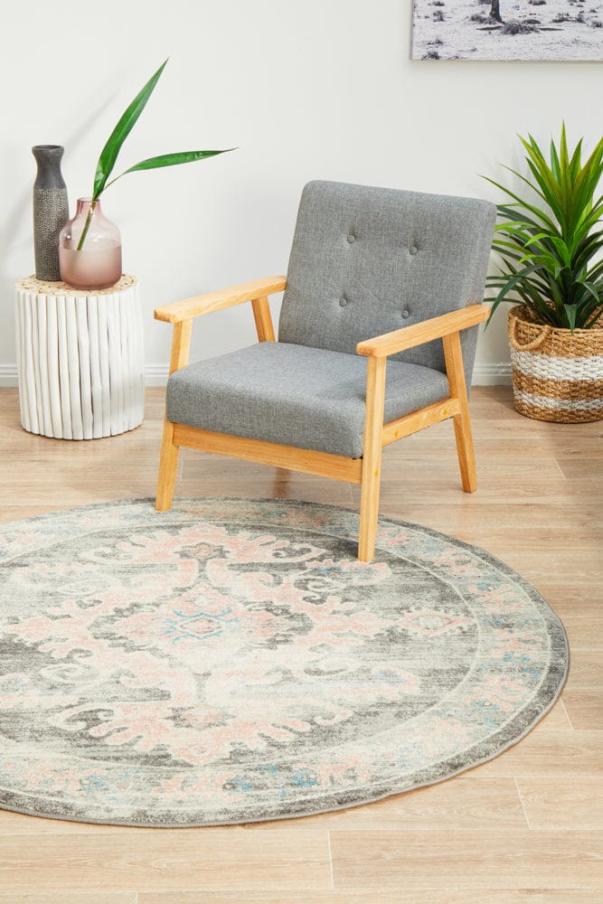 Rug Culture Rugs Avenue 701 Grey Round Rug