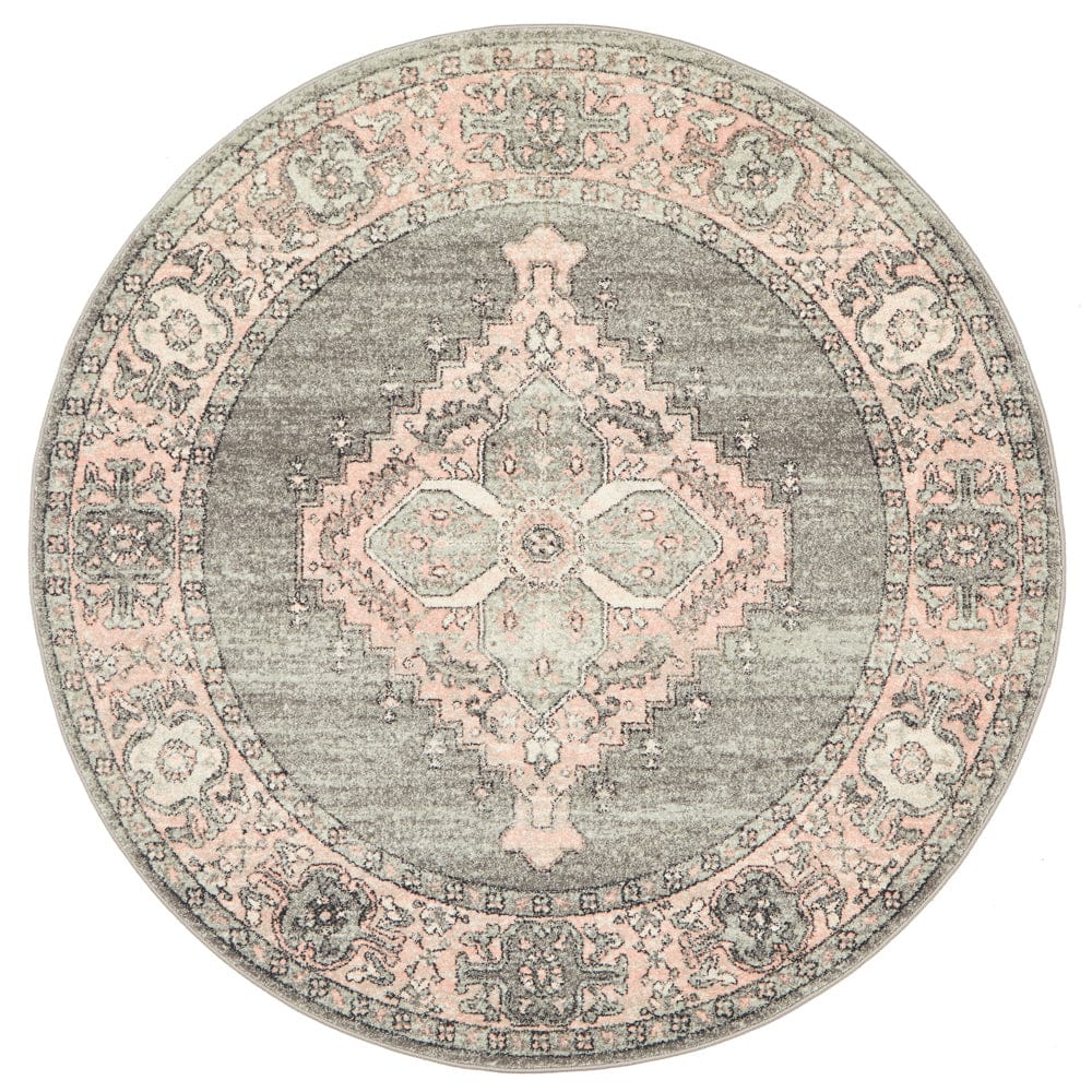 Rug Culture Rugs Avenue 703 Grey Round Rug