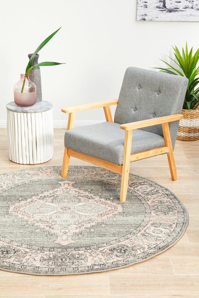 Rug Culture Rugs Avenue 703 Grey Round Rug