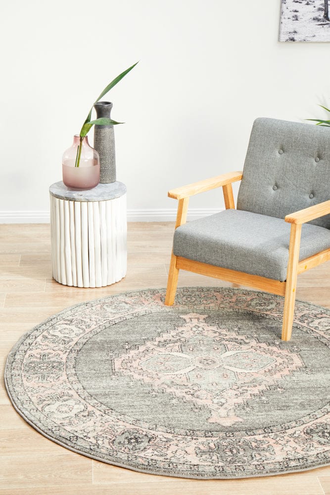 Rug Culture Rugs Avenue 703 Grey Round Rug