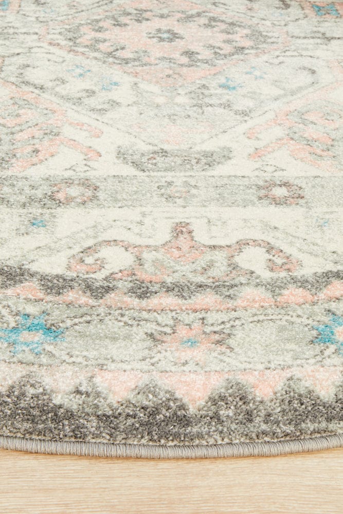 Rug Culture Rugs Avenue 704 Silver Round Rug
