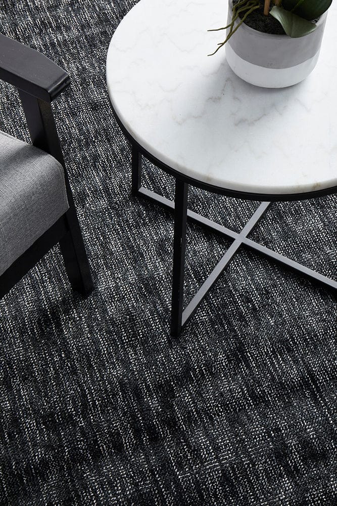 RUG CULTURE Rugs Azure Black
