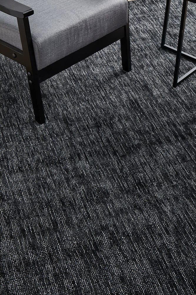 RUG CULTURE Rugs Azure Black