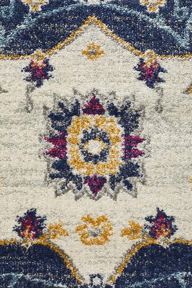Rug Culture Rugs Babylon 201 Blue Round Rug