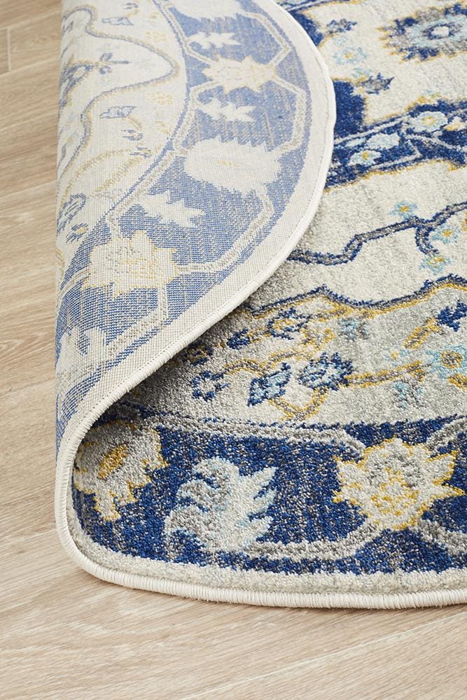 Rug Culture Rugs Babylon 201 Navy Round Rug