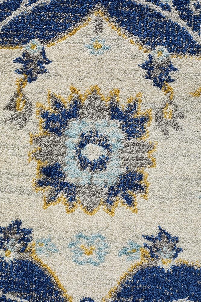Rug Culture Rugs Babylon 201 Navy Round Rug