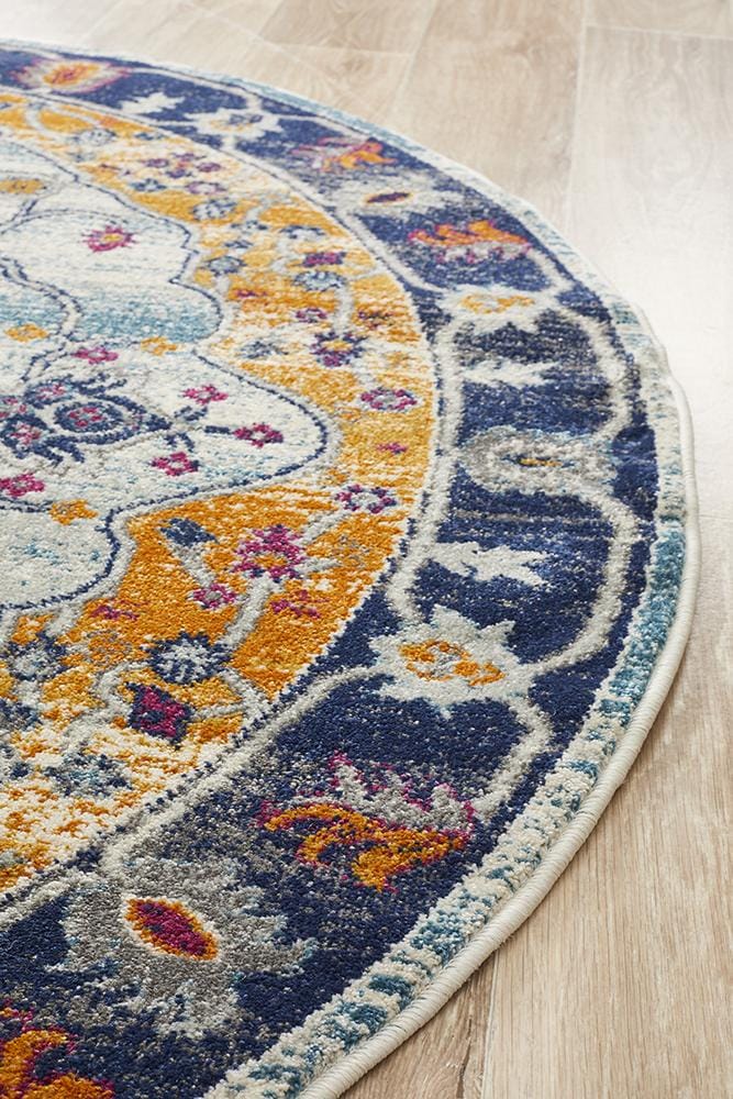 Rug Culture Rugs Babylon 201 Rust Round Rug