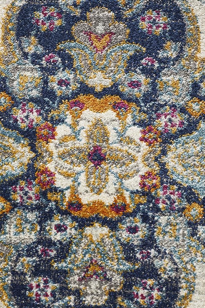 Rug Culture Rugs Babylon 202 Blue Round Rug
