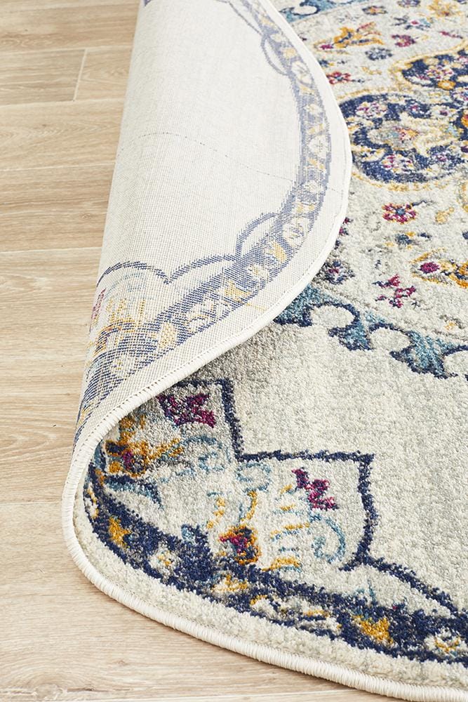 Rug Culture Rugs Babylon 202 White Round Rug