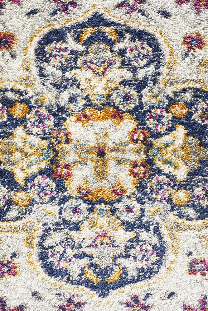 Rug Culture Rugs Babylon 202 White Runner Rug