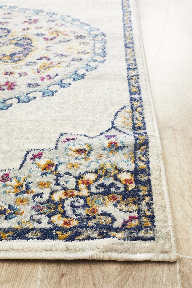 Rug Culture Rugs Babylon 202 White Runner Rug