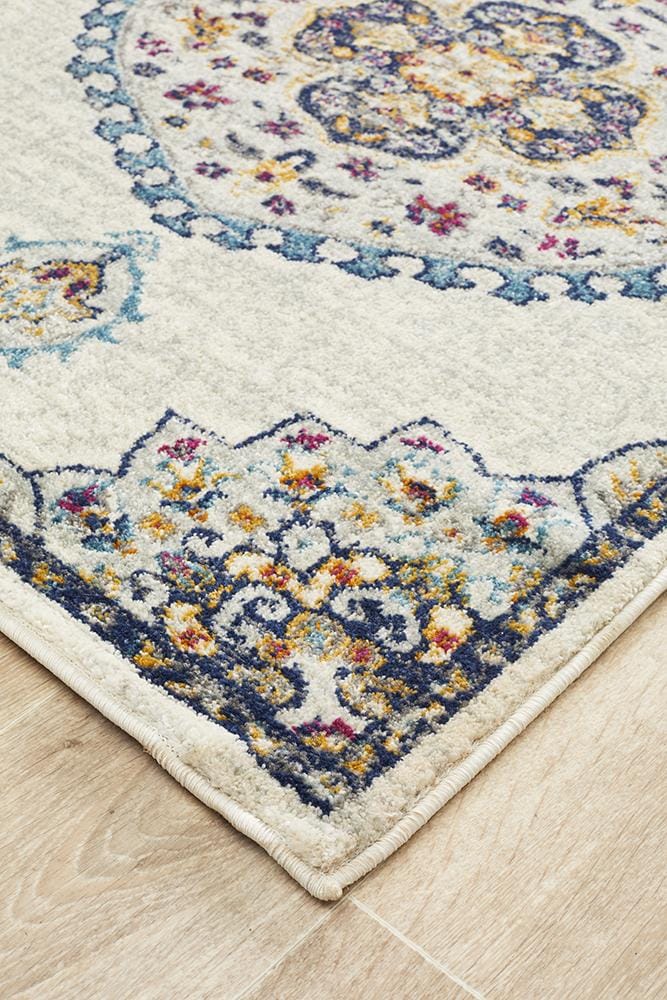 Rug Culture Rugs Babylon 202 White Runner Rug