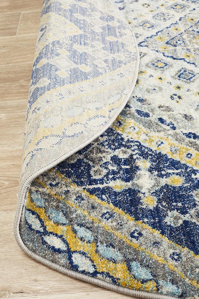 Rug Culture Rugs Babylon 203 Navy  Round Rug