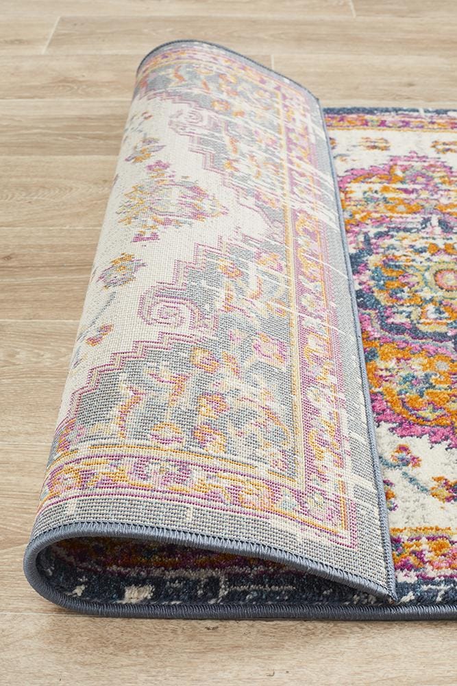 Rug Culture Rugs Babylon 205 White  Runner Rug