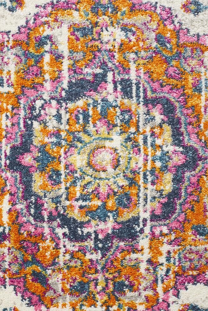 Rug Culture Rugs Babylon 205 White  Runner Rug