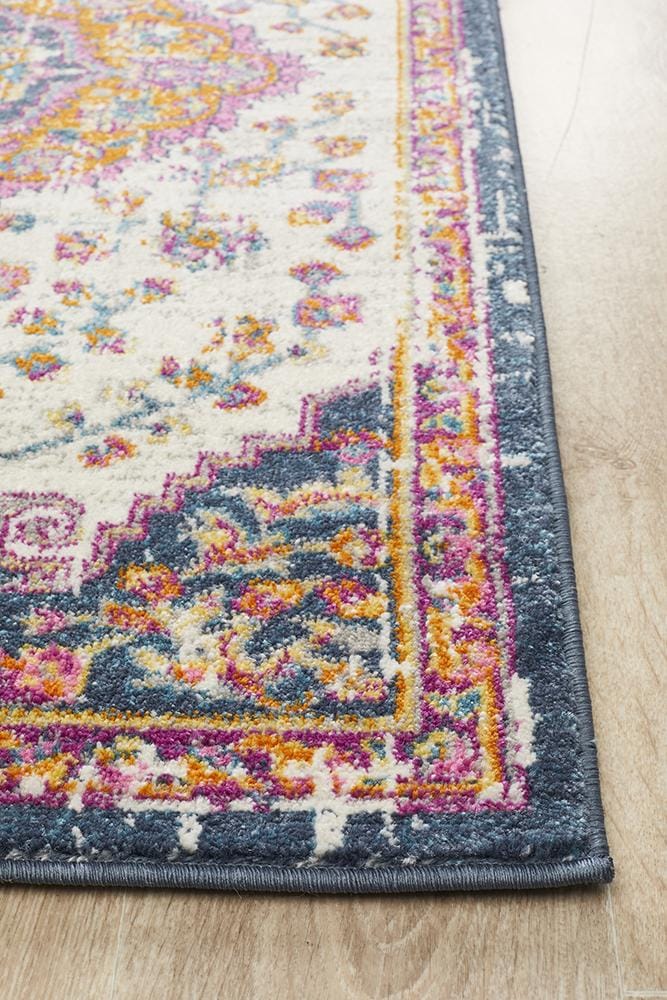 Rug Culture Rugs Babylon 205 White  Runner Rug