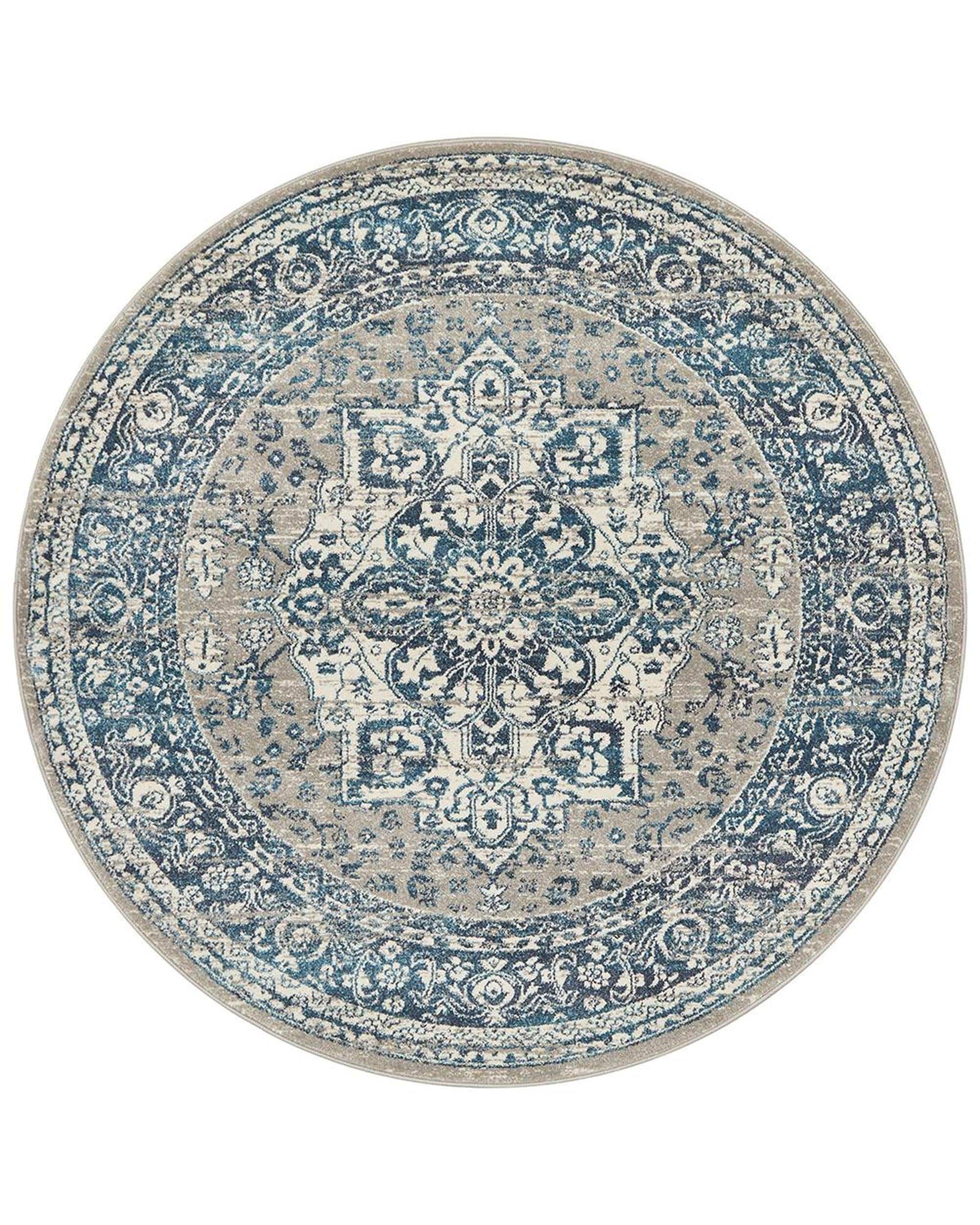 Rug Culture Rugs Babylon 207 Blue  Round Rug