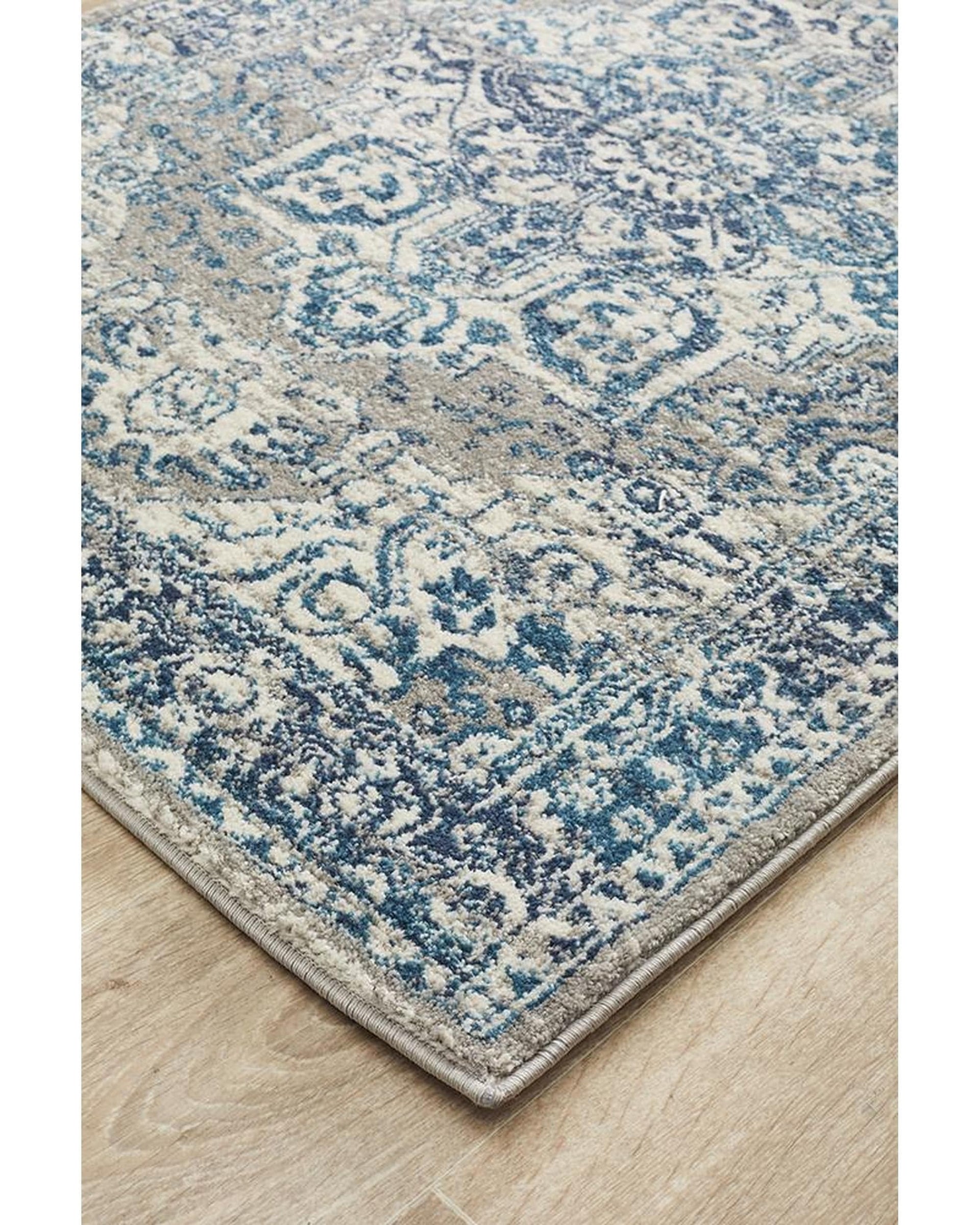 Rug Culture Rugs Babylon 207 Blue  Runner Rug