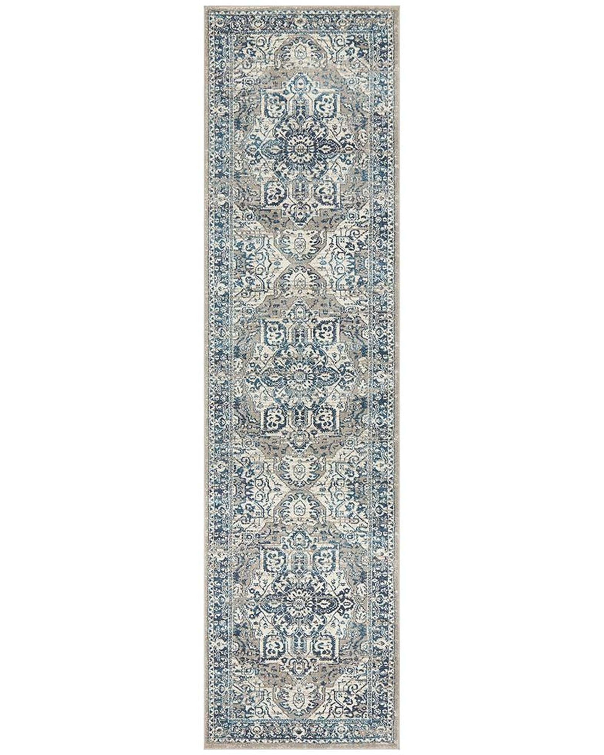 Rug Culture Rugs Babylon 207 Blue  Runner Rug