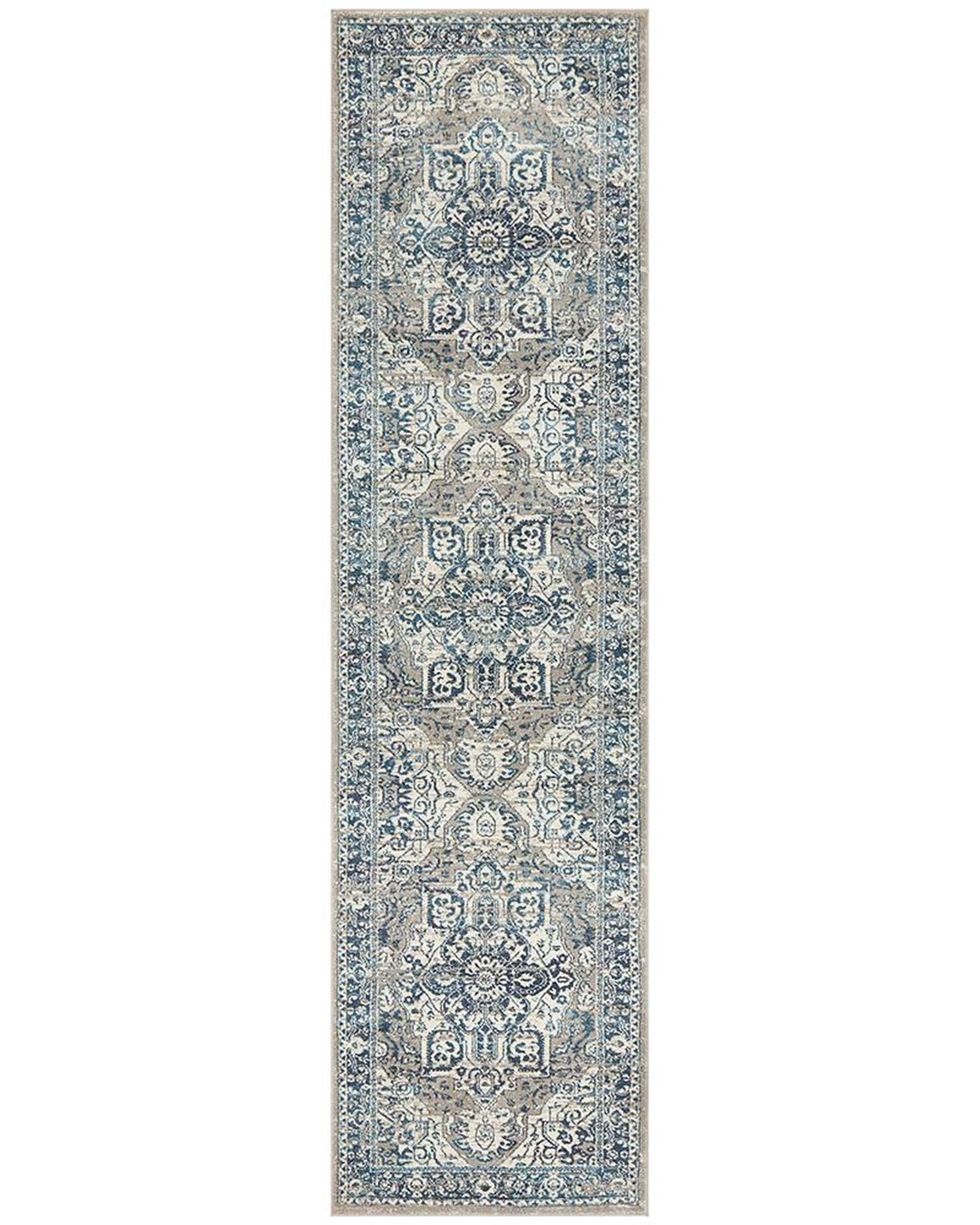 Rug Culture Rugs Babylon 207 Blue  Runner Rug