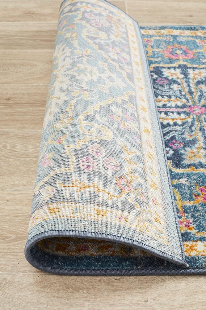 Rug Culture Rugs Babylon 209 Navy  Runner Rug