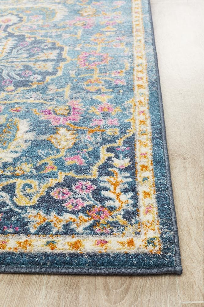 Rug Culture Rugs Babylon 209 Navy  Runner Rug