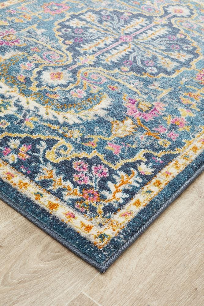 Rug Culture Rugs Babylon 209 Navy  Runner Rug