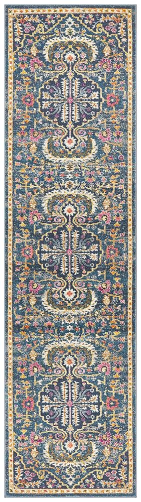 Rug Culture Rugs Babylon 209 Navy  Runner Rug