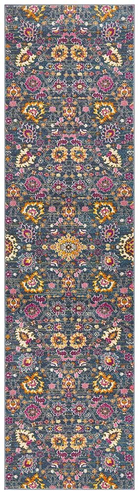 Rug Culture Rugs Babylon 210 Blue  Runner Rug