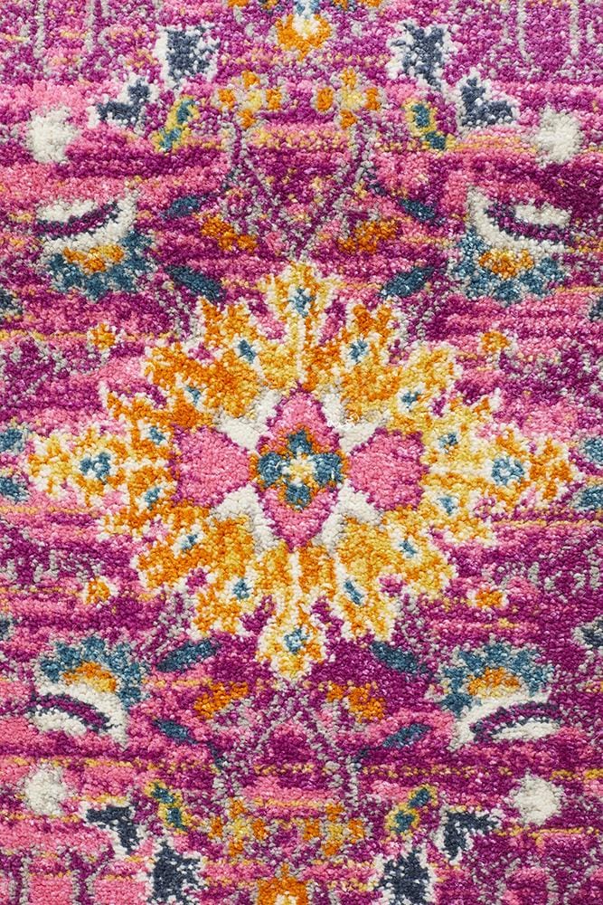 Rug Culture Rugs Babylon 210 Fuchsia  Runner Rug