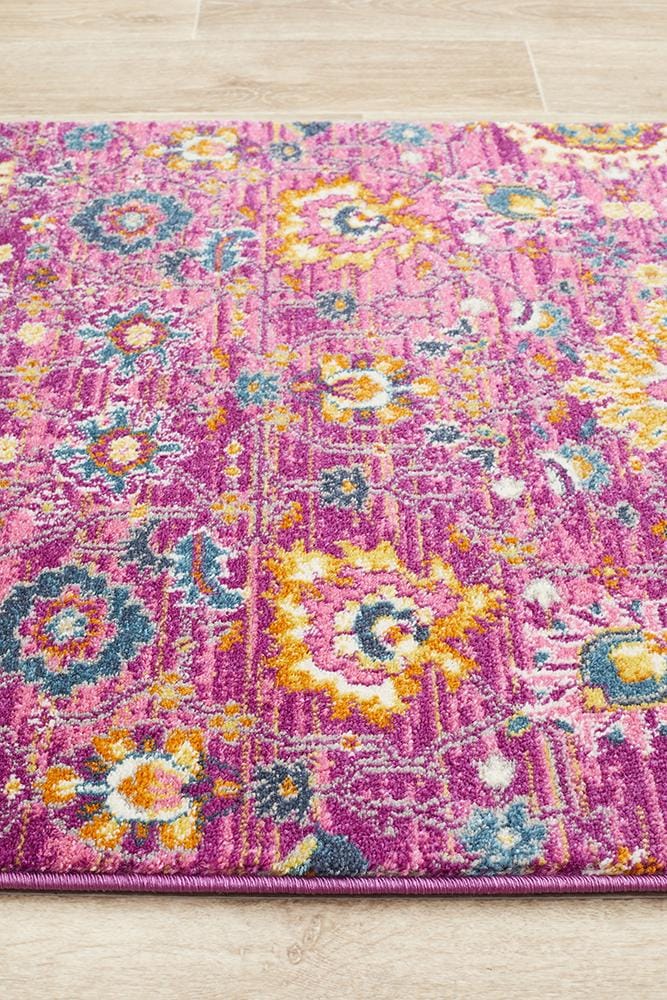 Rug Culture Rugs Babylon 210 Fuchsia  Runner Rug