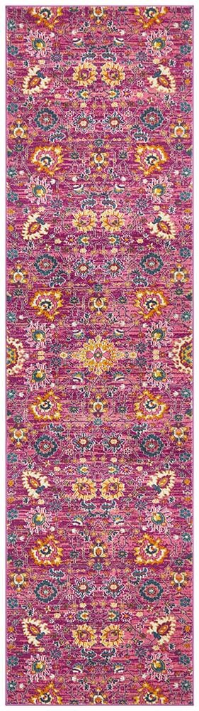 Rug Culture Rugs Babylon 210 Fuchsia  Runner Rug