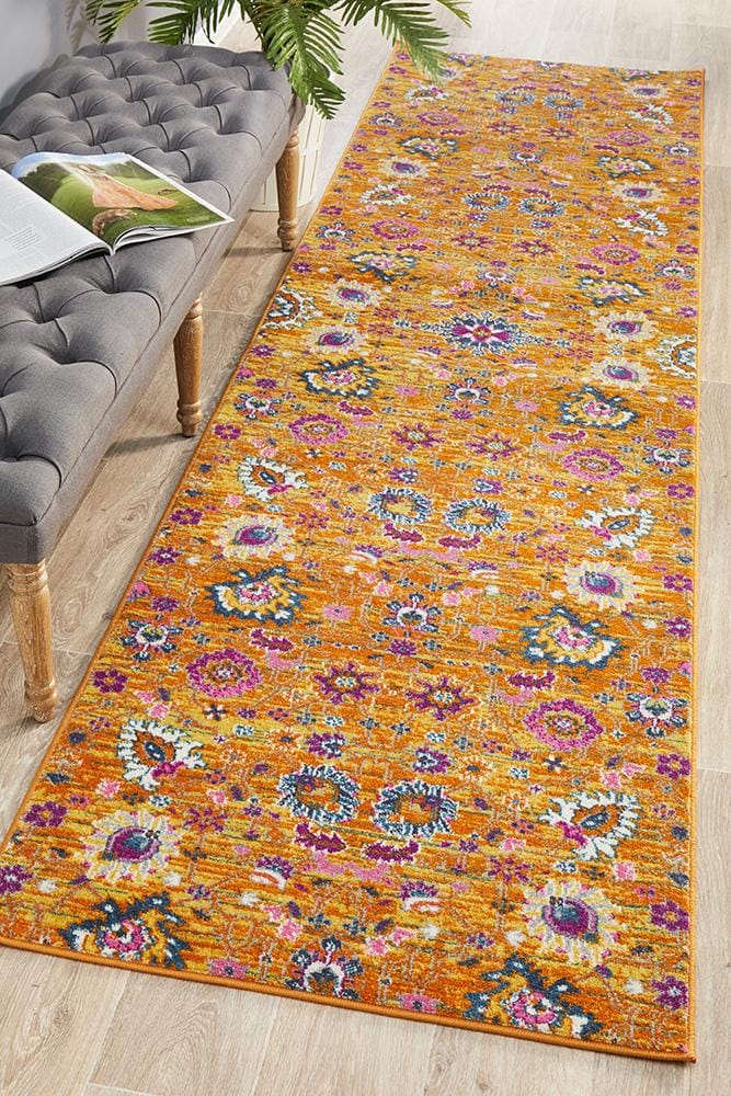 Rug Culture Rugs Babylon 210 Rust  Runner Rug