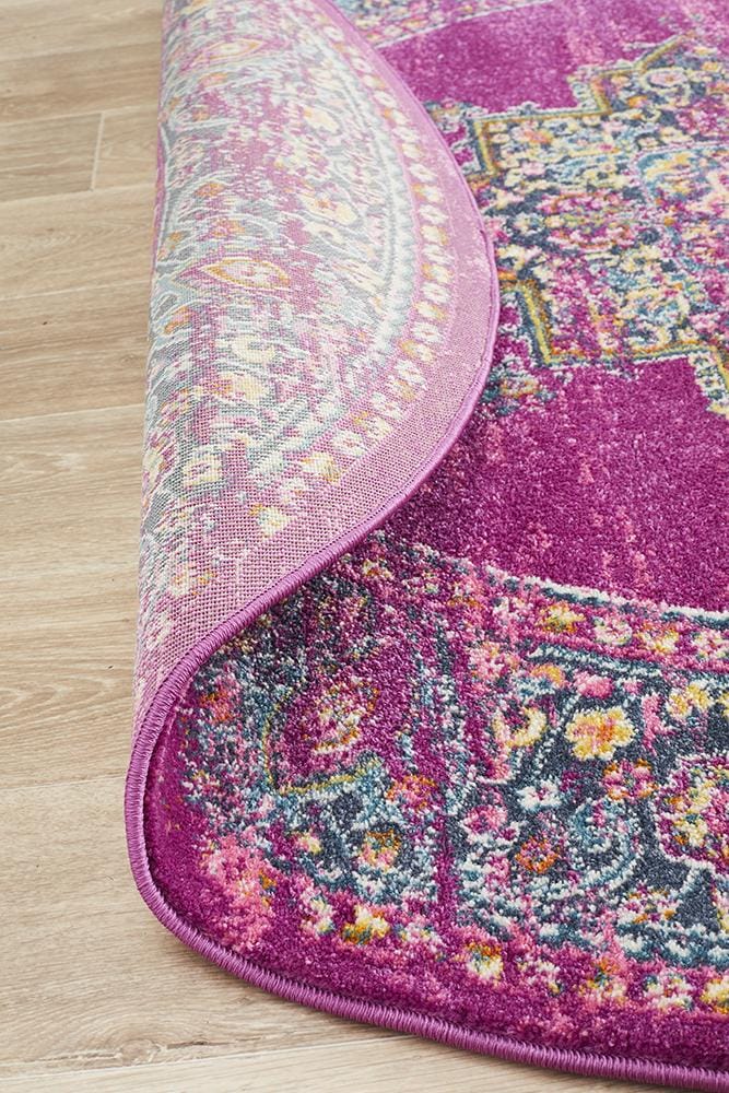 Rug Culture Rugs Babylon 211 Fuchsia  Round Rug