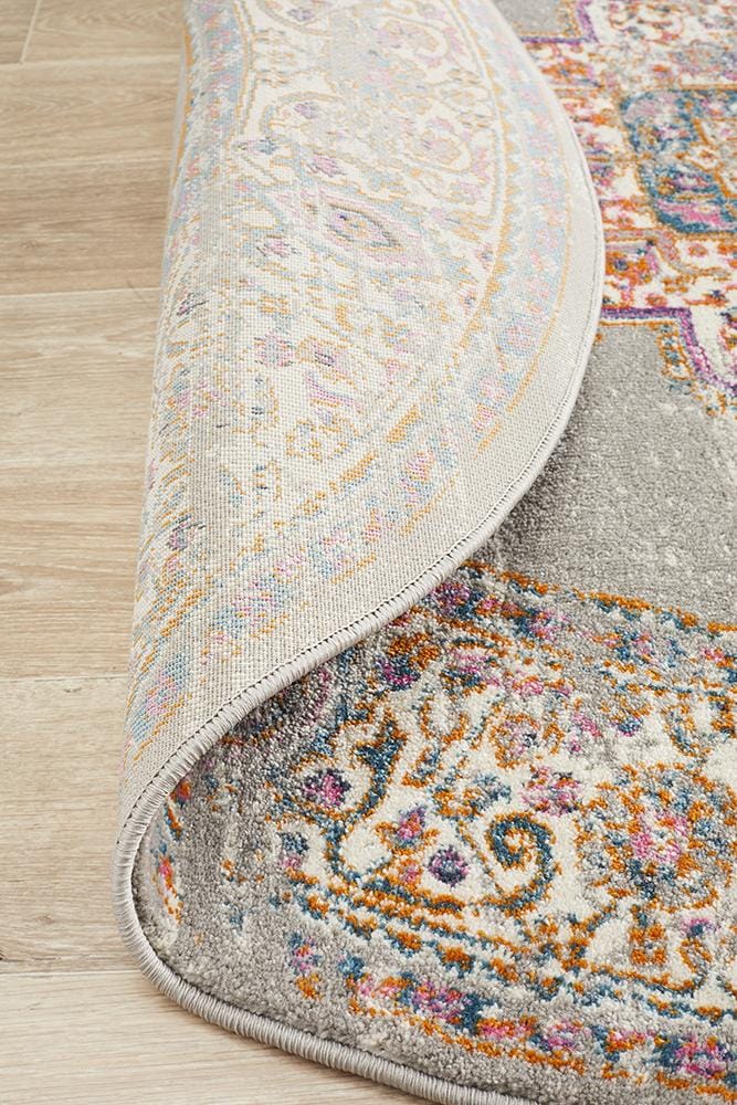 Rug Culture Rugs Babylon 211 Grey  Round Rug