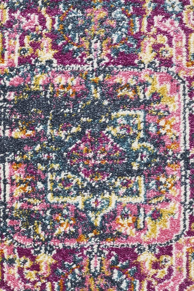 Rug Culture Rugs Babylon 211 Navy  Round Rug