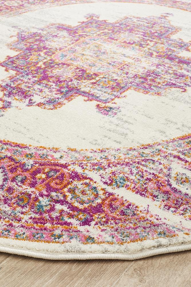 Rug Culture Rugs Babylon 211 Pink  Round Rug