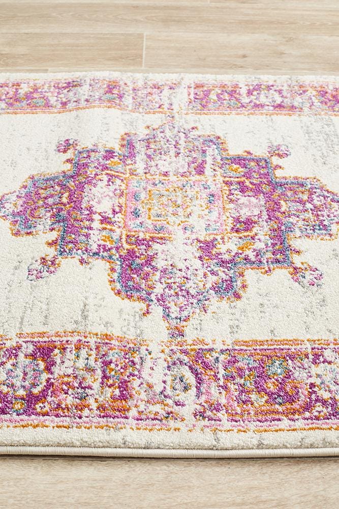 Rug Culture Rugs Babylon 211 Pink  Runner Rug