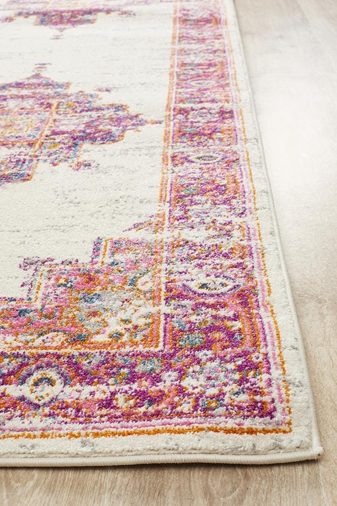 Rug Culture Rugs Babylon 211 Pink  Runner Rug