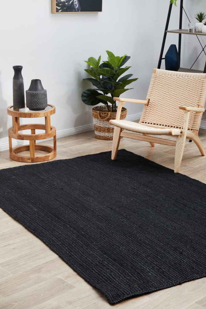 RUG CULTURE Rugs Bondi Black Rug