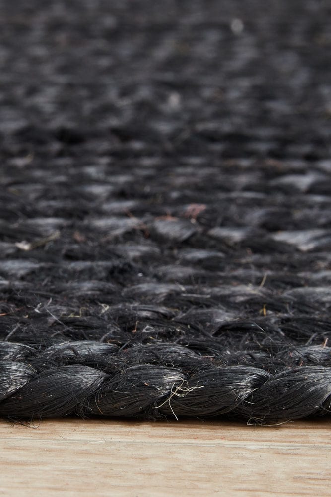 RUG CULTURE Rugs Bondi Black Runner Rug
