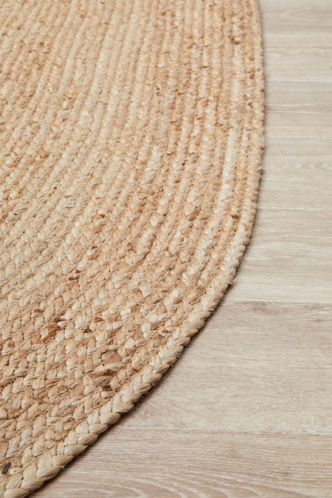 RUG CULTURE Rugs Bondi Natural Oval Rug