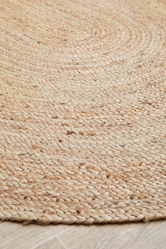 RUG CULTURE Rugs Bondi Natural Oval Rug